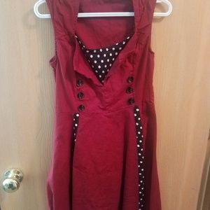 Burgandy dress